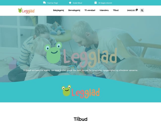 Legglad, Baby og børnelegetøj