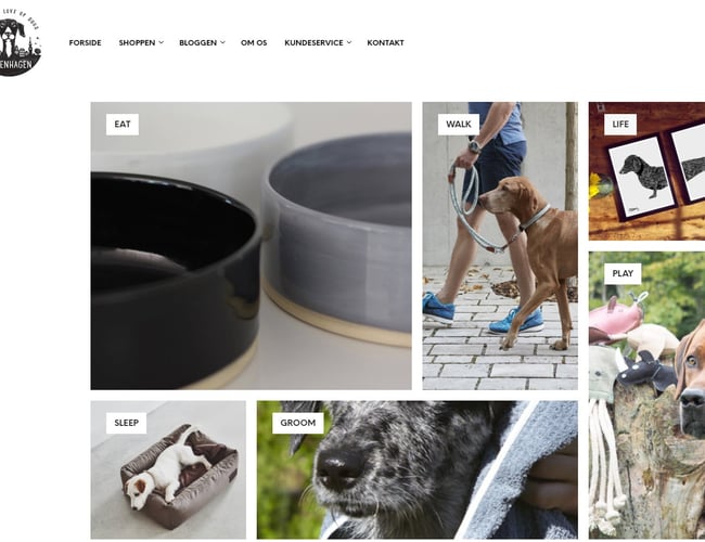 Smuk shop til den stilfulde hundeejer - omsat for 42.260 kr.