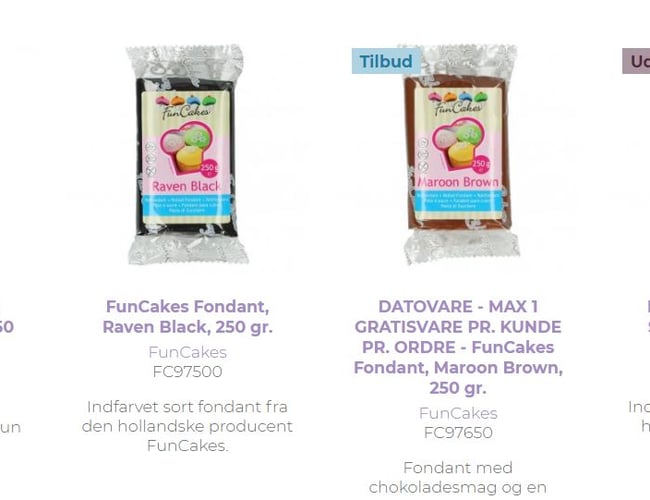 Kendt webshop med salg af bageartikler til både private og professionelle