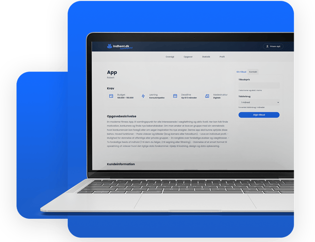 Konsulent- og tilbudsportal med stort potentiale