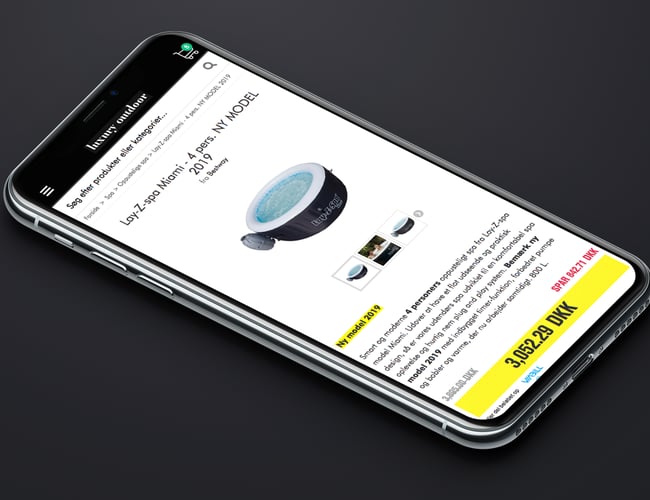 Webshop med salg af pizzaovne, spa og terrasseprodukter - Omsætning 2,3 + m i 2020