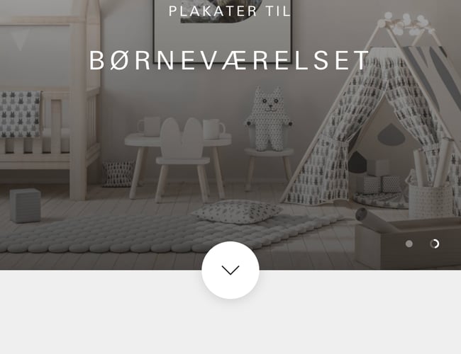 Velrenommeret SEO-stærk webshop m. 1.200 plakatdesigns til salg