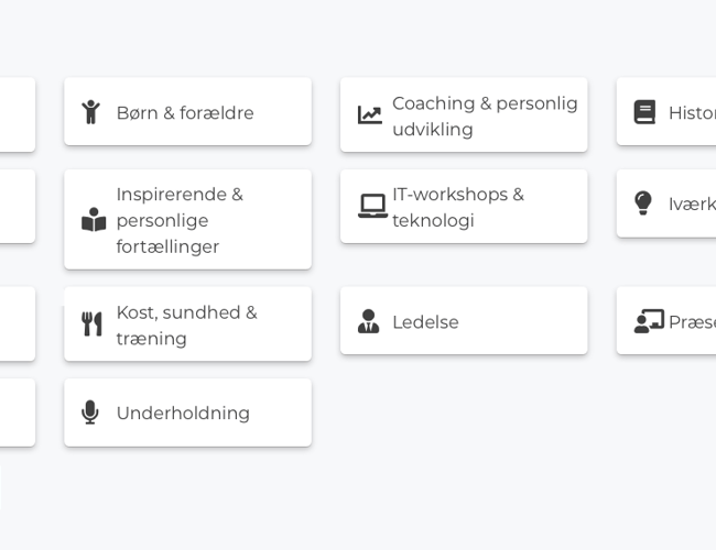 Skalerbar platform B2B / B2C (pt. for foredragsholdere)