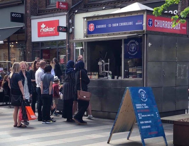 Churros Box - Unik bod midt på strøget i Aarhus, med mange muligheder. 
