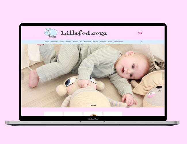 Flot online forretning lillefod.com salg af kvalitets børnesko sælges