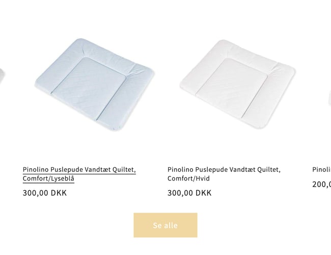 Dropshipping butik med salg af børne produkter - +300 produkter - Dansk leverandør