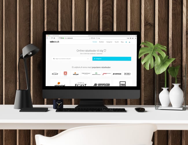 Salezoo.dk - Affiliate rabatkode side med 320+ forretninger - Overskud på 501.000 kr. før skat i 2018