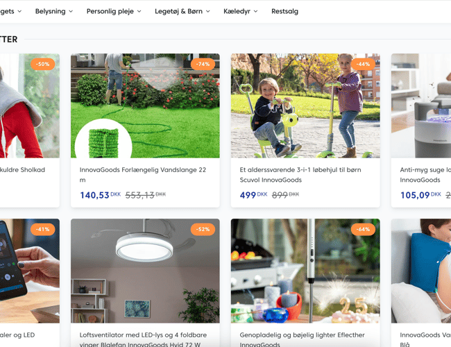 Succesfuld webshop med en omsætning på 50 mio