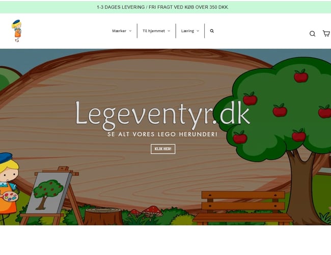 Legeventyr.dk | 100% Køreklar dropship webshop med Legetøj | Dansk Leverandør