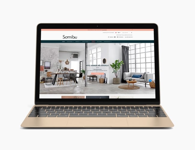 Somibu.com - Stilren webshop med moderne nordisk boliginteriør - Dækningsgrad på 40%
