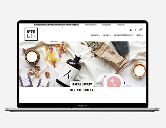 SUCCESRIG WEBSHOP - DIT ALTERNATIV TIL BLOMSTER - omsætning på ca. 200.000 kr.