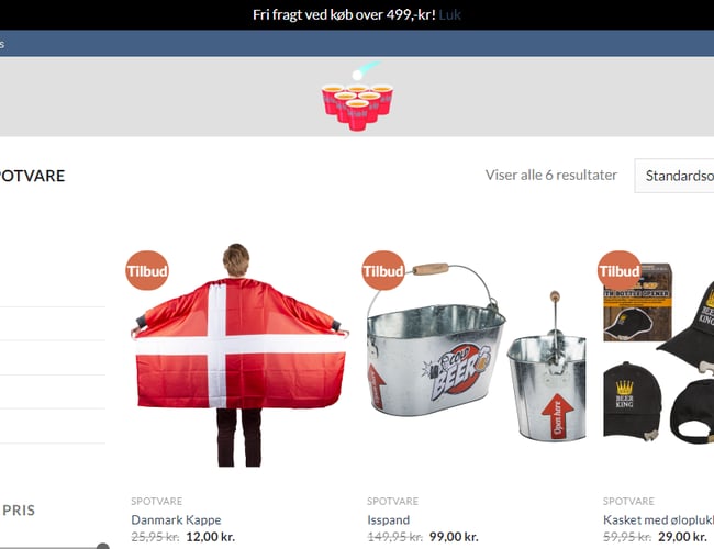 Webshop Den Fulde Kop - Trustpilot på 4,4 stjerner. - Festtilbehør til enhver fest