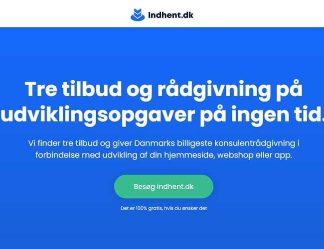 Konsulent- og tilbudsportal med stort potentiale