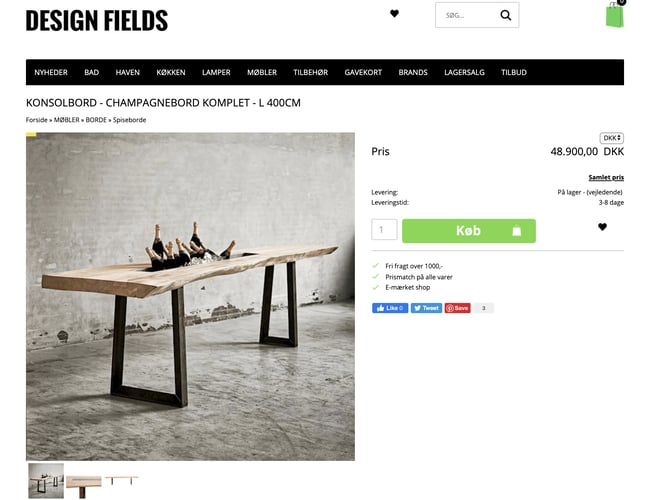 DesignFields.dk - Eksklusivt interiør til boligen siden 2007 