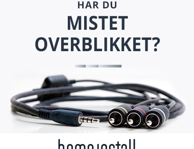 Homeinstall - installation af TV, Internet og lyd - Årlig løn til ejer: 553.000 kr. - Nordjylland (Flytbar)