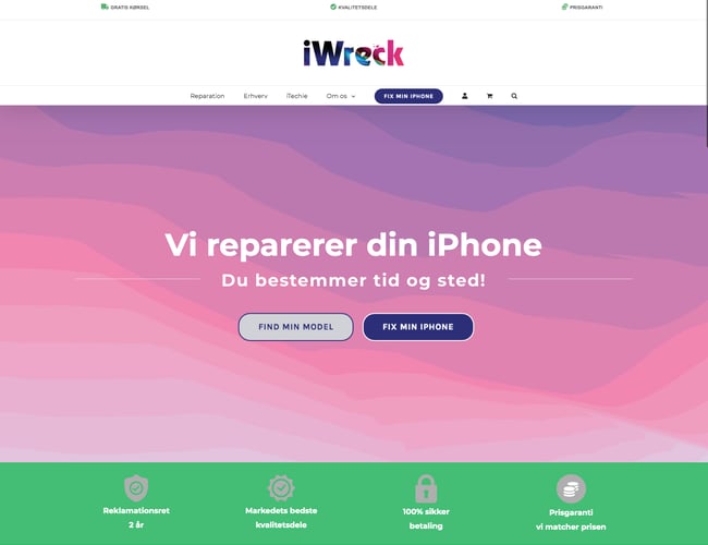 iWreck - Skalerbar platform til smart iPhone Reparation