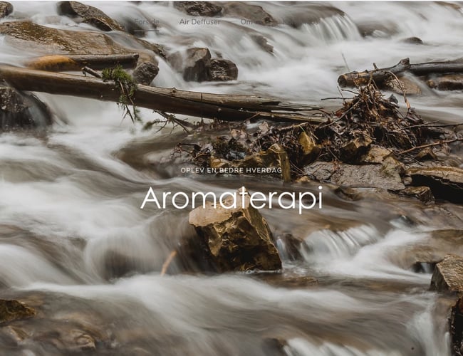 Unik webshop med salg af aromaterapi produkt