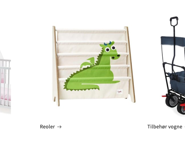 Dropshipping butik med salg af børne produkter - +300 produkter - Dansk leverandør