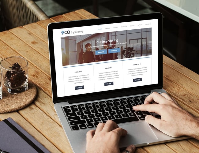 Coengineering.dk -Konsulent firma hjemmeside til overtagelse. - Wordpress