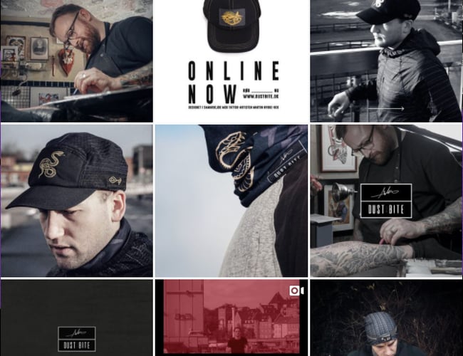 Dust Bite - Niche brand med webshop, forhandlere og varelager sælges