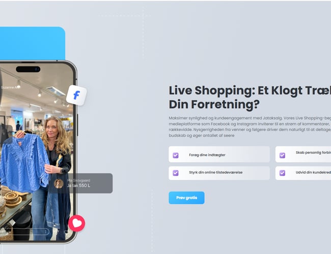 SaaS-platform til Facebook kommentarsalg – JaTakSalg.dk