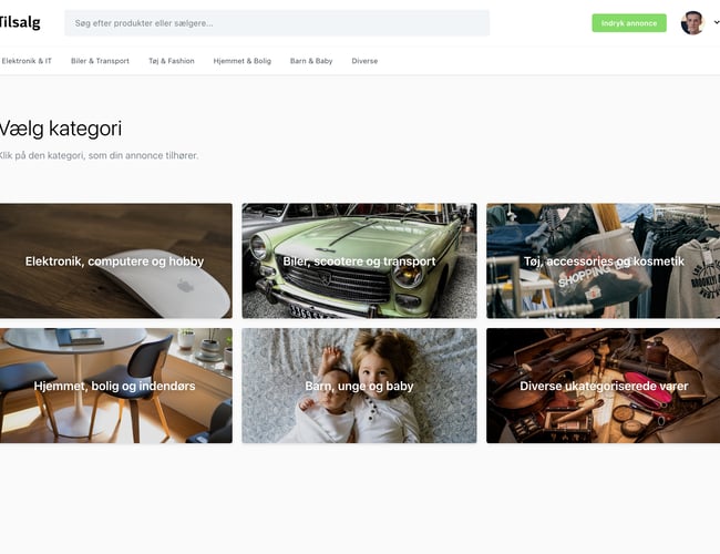 Tilsalg.dk - Secondhand markedsplads med værdifuldt domænenavn til salg