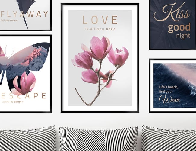 Plakatwebshop med hjemmetrykkeri - NY PRIS