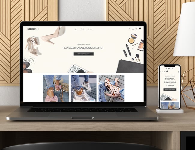 Trendy køreklar webshop med + stort leverandørunivers i EU