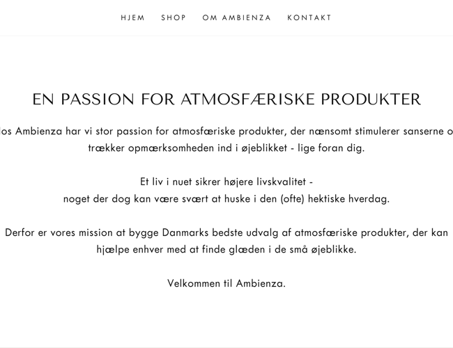 Webshop med atmosfæreskabende produkter - Salg af LED-lamper 