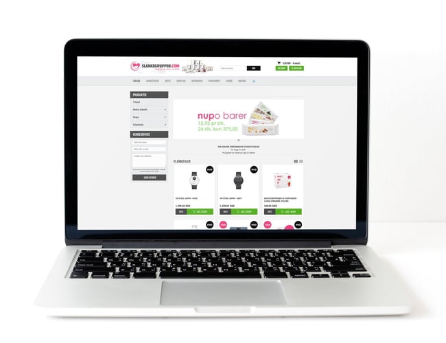 Slankegruppen.com - Salg af webshop med fokus på slankeprodukter. Omsætning ca. 200.000