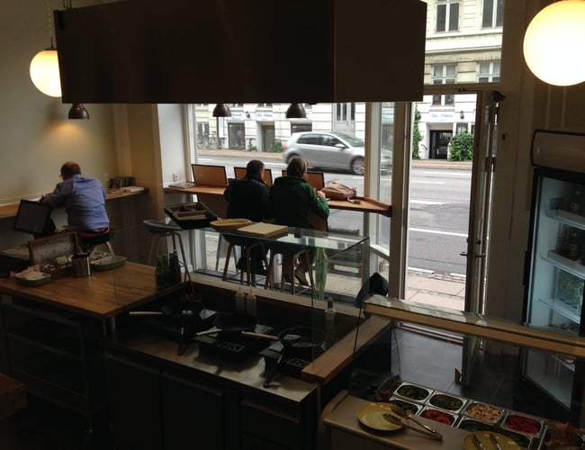 Testbutik til madsted udlejes (fra 2 mdr.) centralt i København