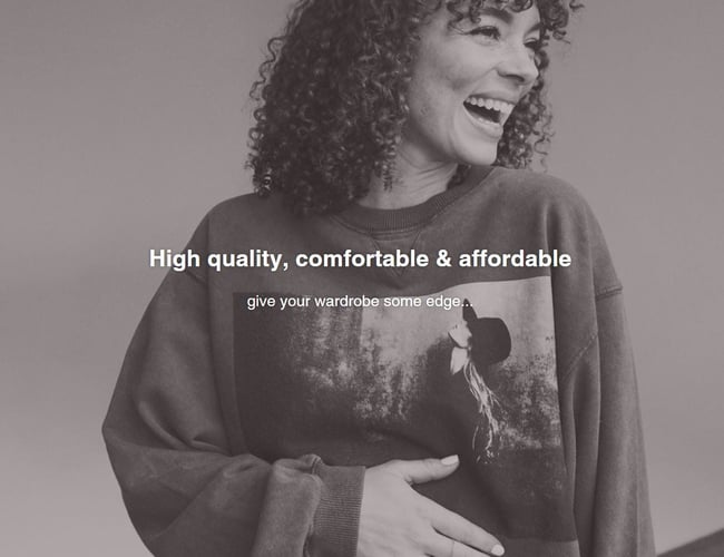 Krom2 - Eksklusivt webshop (tøj) til salg - Omsætning på cirka. 700.000 kr.