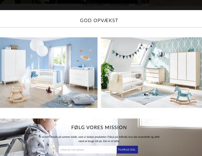 Dropshipping butik med salg af baby-børne udstyr