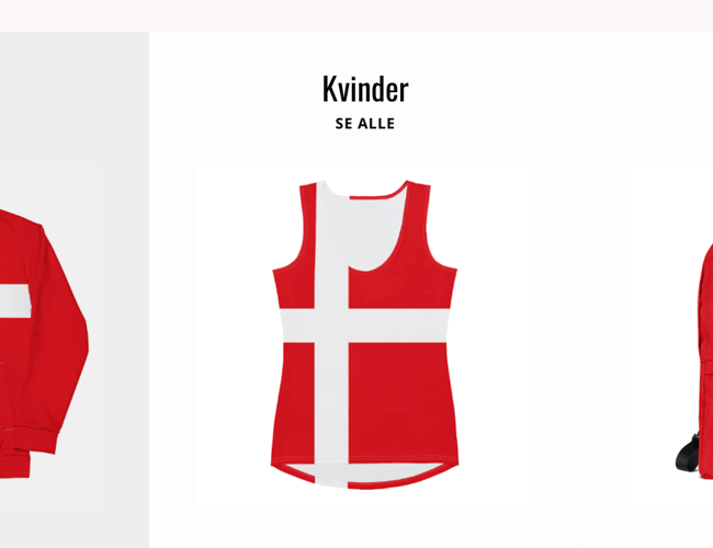 Køreklar Print on Demand webshop - Merchandise til de danske fans 