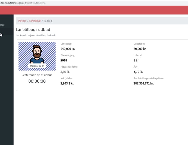 Virksomhed som genererer leads til banker og långivere i 6 lande - Omsætning: 3 mio DKK - Afkast: 740.000 DKK