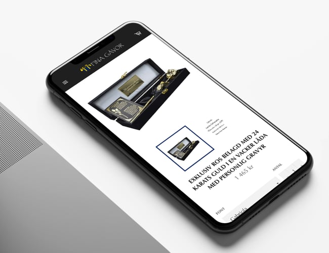 romantiskegaver.dk + finagåvor.se - 1 koncept, 2 webshops.
