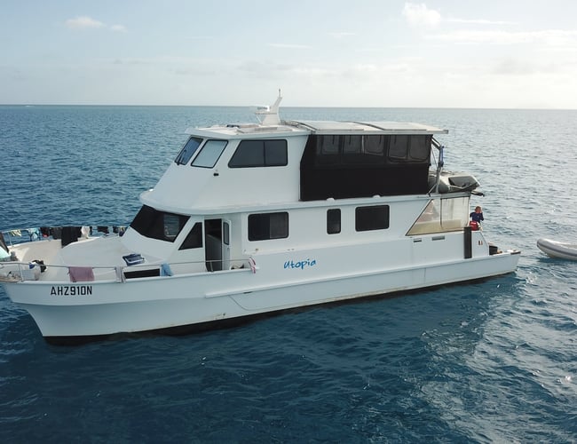 Dykkerbåd i "paradis" med plads til danske rejsegæster