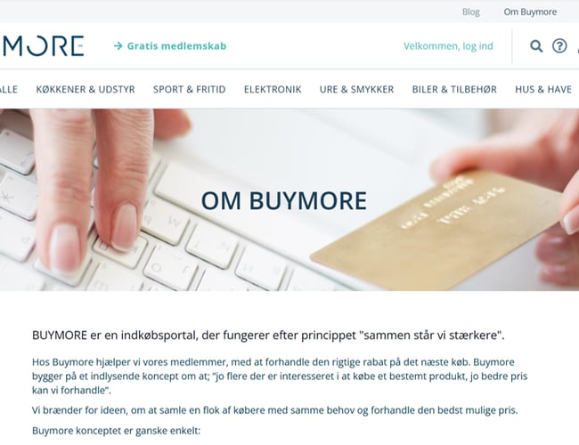 Buymore.dk – Banebrydende indkøbskoncept