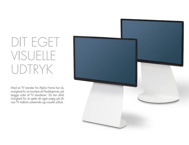 Handelsvirksomhed med innovative tv-standere og salg via 6 forhandlere