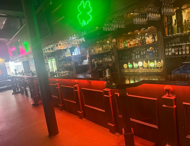 Irish pub - overdrages - Ingen nøglepenge