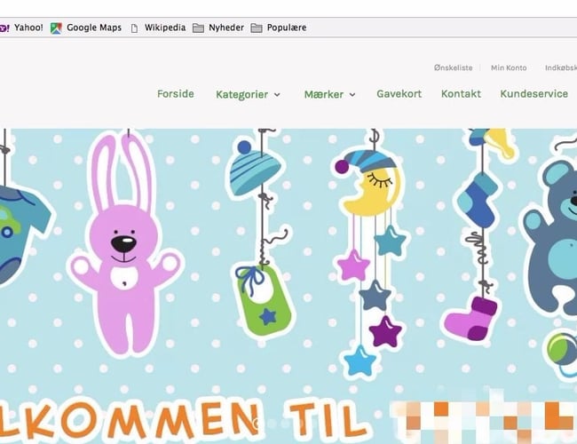 Webshop med økologisk baby - og børne legetøj