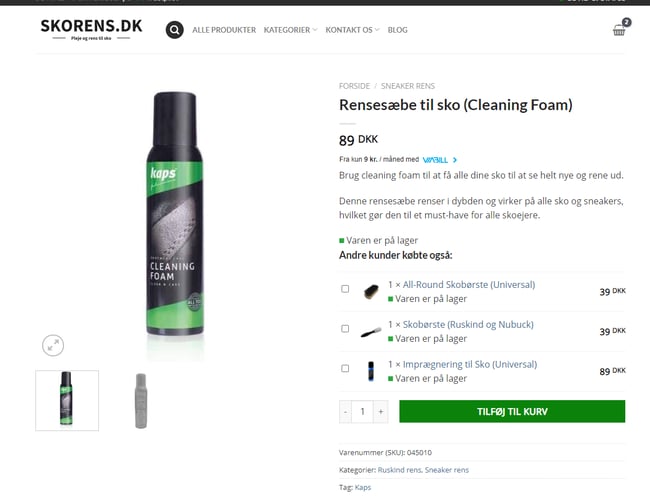 Profitabel webshop med professionel hjemmeside og høje google-placeringer