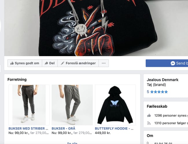 Tøj brand med gode leverandøre og kæmpe potentiale! - Nettoomsætning 2020: 334.000 kr.