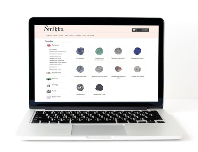 smikka.dk - Velkørende webshop med salg af accessories -  Overskud 80.000 kr. i 2018