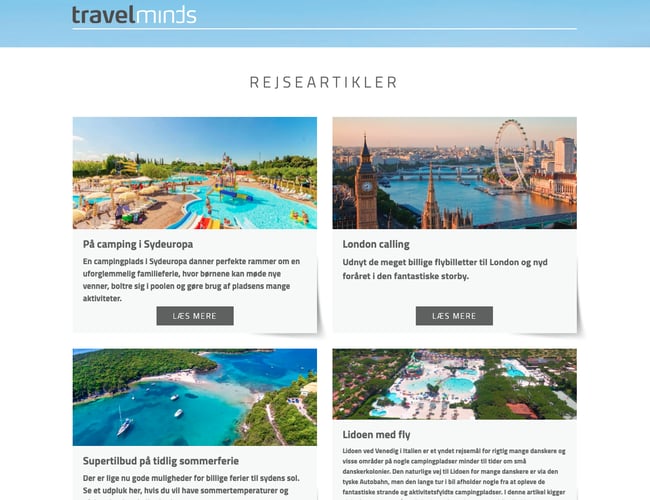 Travelminds.dk - Køb dig billigt ind i rejsebranchen (pris nedsat med 40.000)
