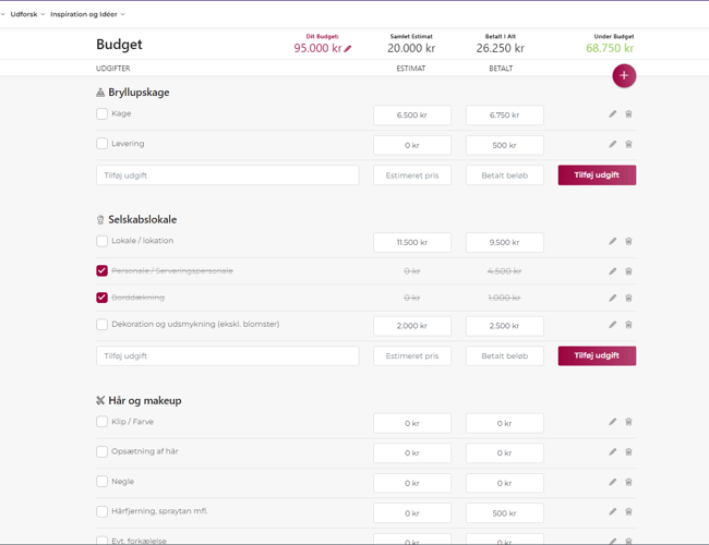 GoBryllup.dk - Kørerklar bryllupsplatform for kommende brudepar
