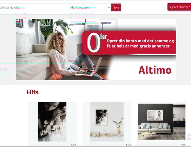 Salg af handelsplatform