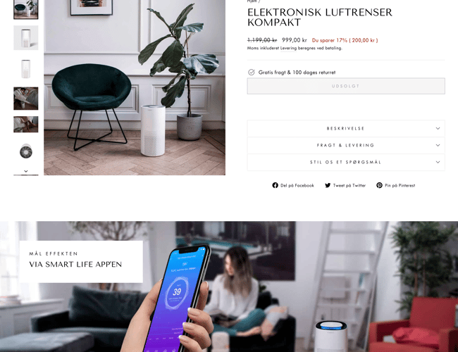 Køreklar niche sports/Wellness Shopify shop med customized tema og gode leverandør aftaler - 100% konverteringsoptimeret. 