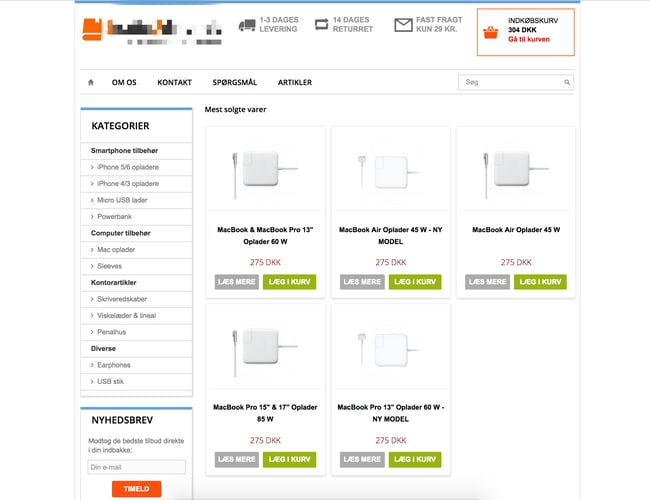 4 år gammel webshop med god stabil omsætning og mange muligheder