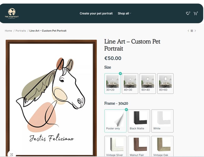 Thepawtraitfactory.com - Kæledyrsportrætter, puder, kaffekrus og muleposer